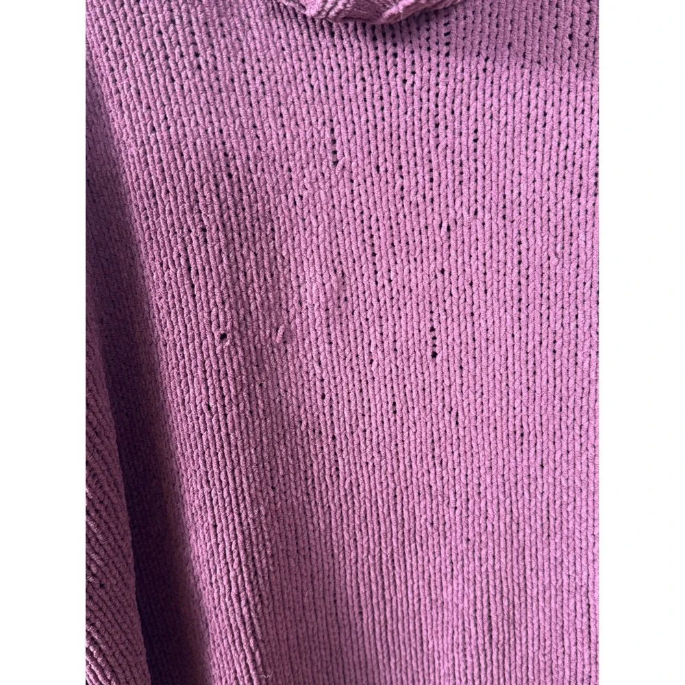 Aerie Oversized Tunic Sweater Cowl Neck Long Sleeve Cozy Casual‎ Maroon M/M